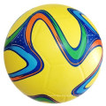 Yellow Color Smooth Surface Soccerball for Sporting